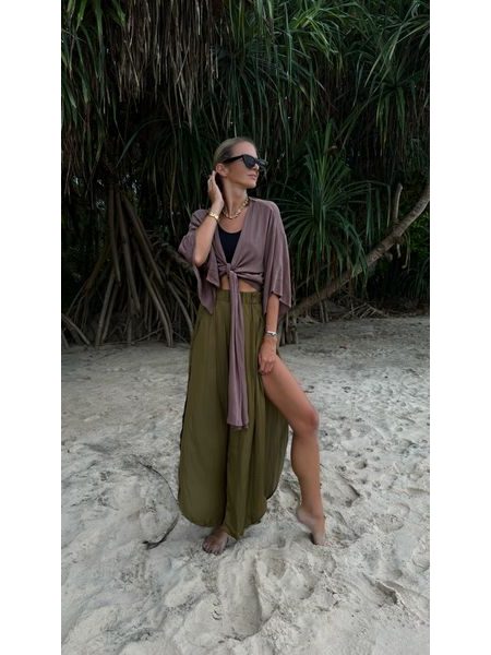 Khaki kalhoty Cali BeChick ❤