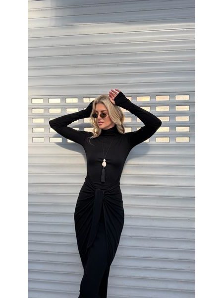 Black Knotty Dress BeChick ❤