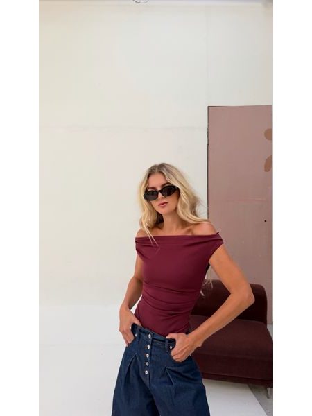 Burgundy Helene BeChick Top ❤
