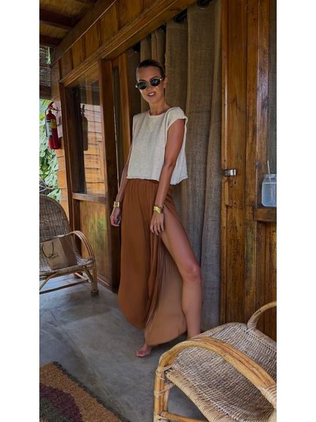 Cream crop top Gaelle BeChick ❤