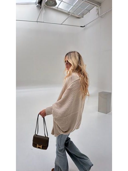 Cream cardigan Alma BeChick ❤