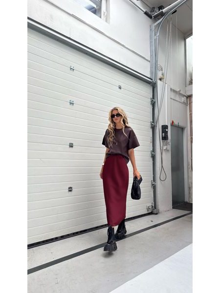 Vínový top Loose Fall BeChick ❤