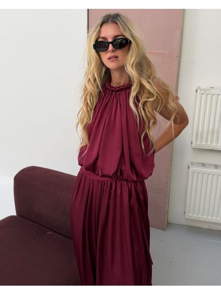 Burgundy Hailey Jumpsuit BeChick ❤