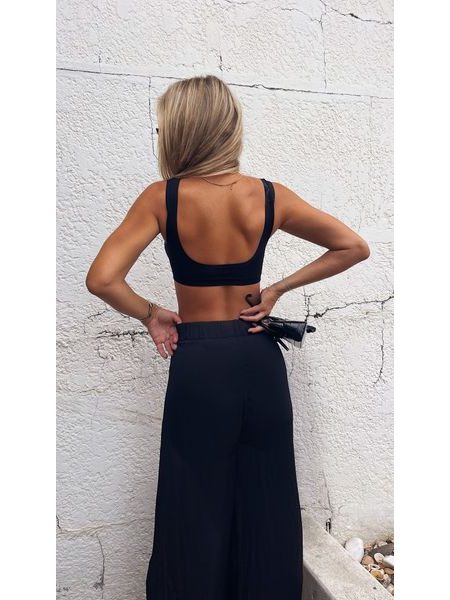 Black sports bra Palmita BeChick ❤