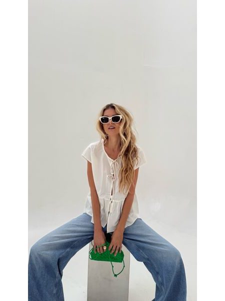 White Top Cotton Bow BeChick ❤