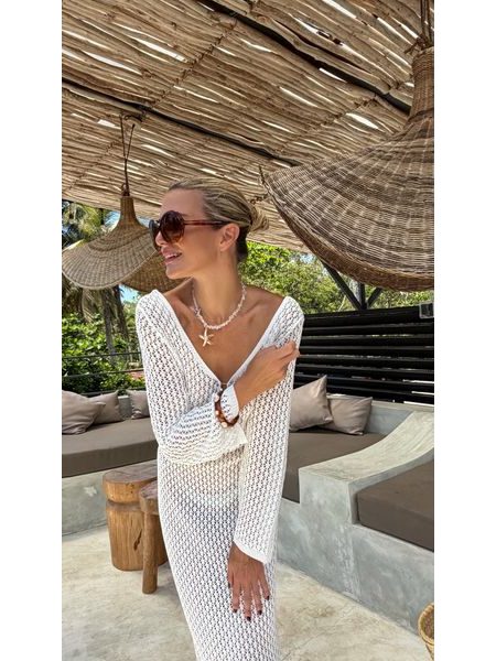 White Dress Sea Shell BeChick ❤