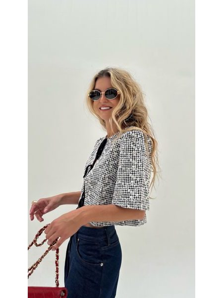 Kostkovaný top Millie BeChick ❤