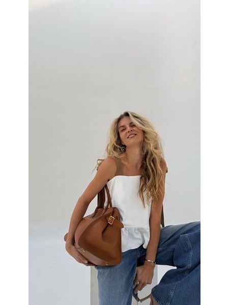 Bílý top Ruffle BeChick ❤
