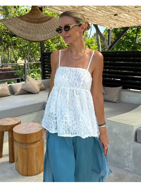 Bílý top Baby Doll BeChick ❤