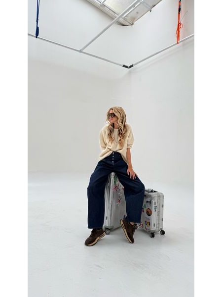 Krémový svetr Bubble BeChick ❤