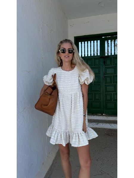 Šaty Cream Tweed BeChick ❤