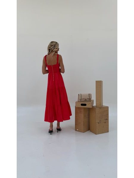 Red Desert Rose Dress BeChick ❤