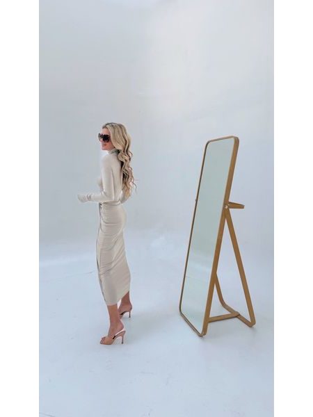 Cream Knotty BeChick Dress ❤