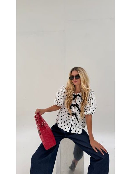 White Dots Top BeChick ❤