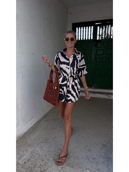 Cotton Jumpsuit Simple Animal BeChick ❤