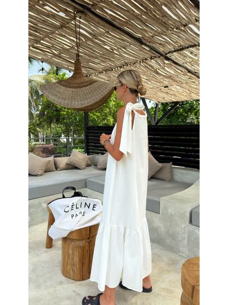 Bílé maxi šaty Riviera BeChick ❤