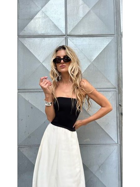 Black &amp; White Stefanie Dress BeChick ❤
