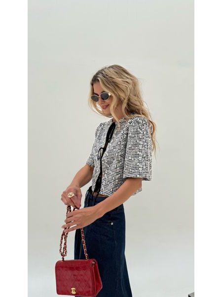 Kostkovaný top Millie BeChick ❤