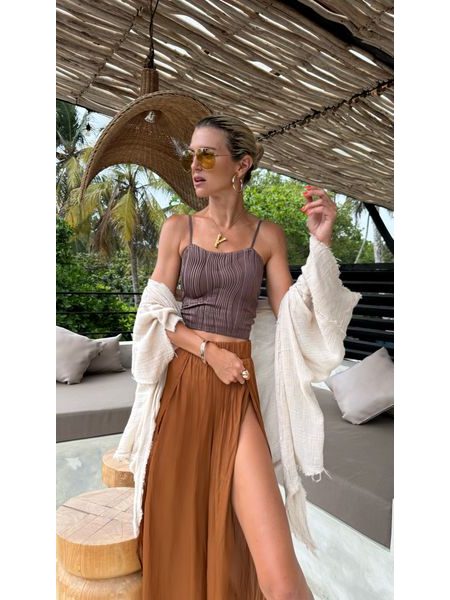 Mocha Wave BeChick ❤ Sports Bra