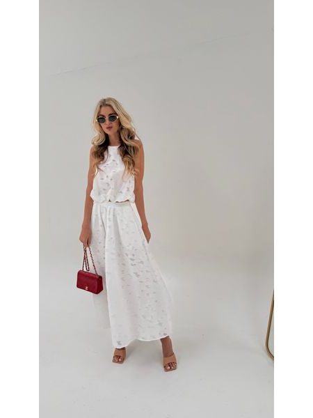 Spring White Top &amp; Skirt Set BeChick ❤