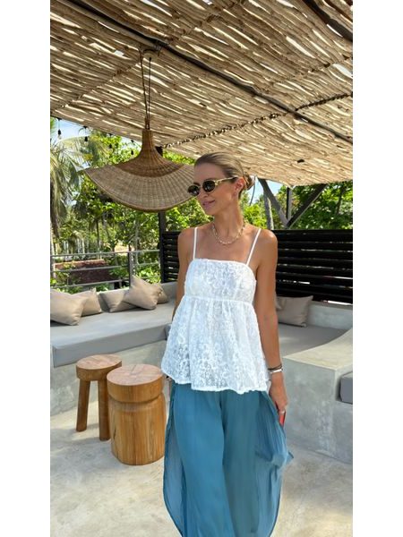 Bílý top Baby Doll BeChick ❤