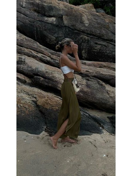 Khaki kalhoty Cali BeChick ❤