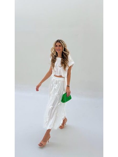 Flower Spring Top &amp; Skirt Set BeChick ❤