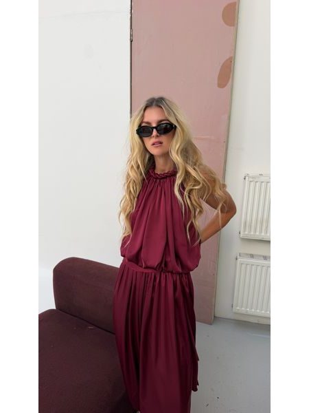 Burgundy Hailey Jumpsuit BeChick ❤