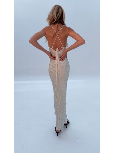 Cream Sparkle Dream Dress BeChick ❤