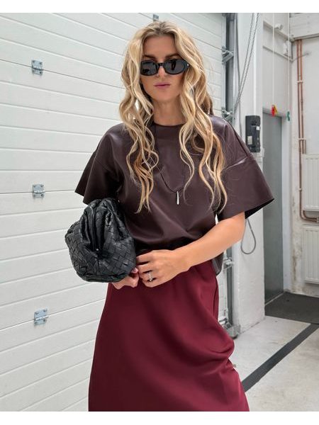 Vínový top Loose Fall BeChick ❤