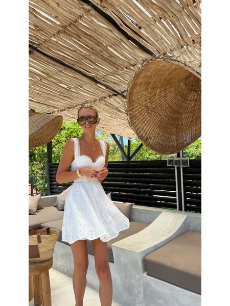 Bílé šaty Saint Tropez BeChick ❤