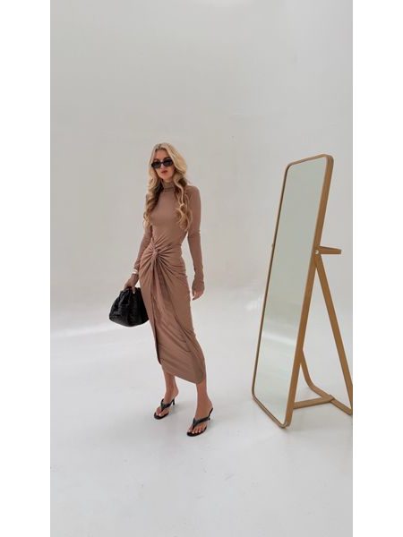 Mocha Knotty BeChick Dress ❤