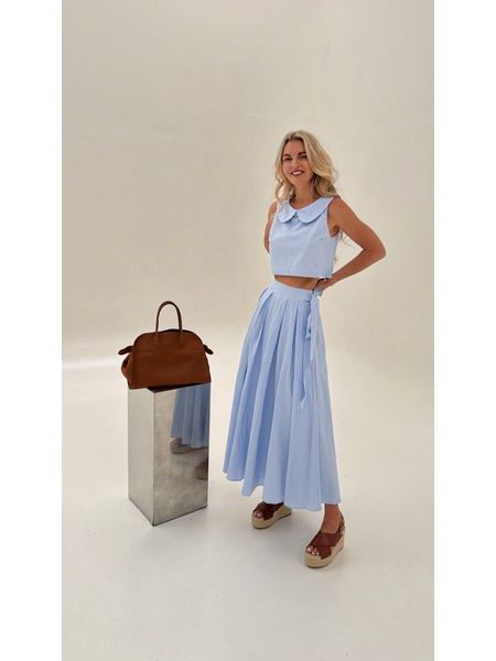 Spring Blue Top &amp; Skirt Set BeChick ❤