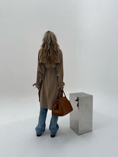 Krémový trench coat BeChick ❤