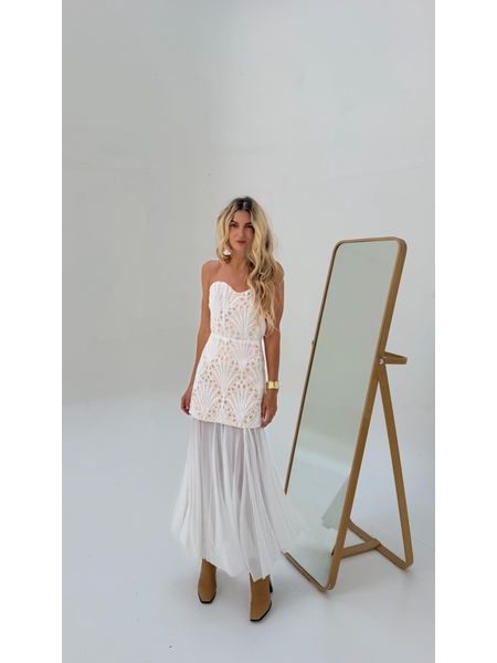 Cream Winter Lace Dress BeChick ❤