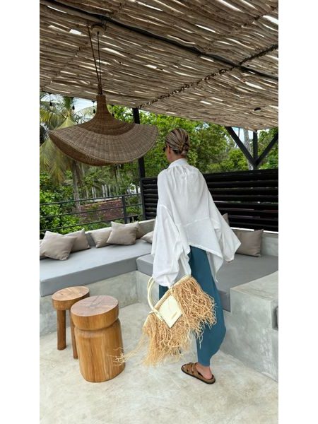 Bílý top/kimono Line Bechick ❤