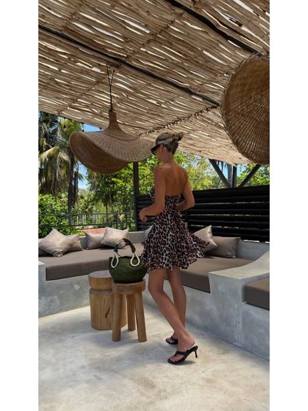 Leopard Print Sweetheart Dress BeChick ❤
