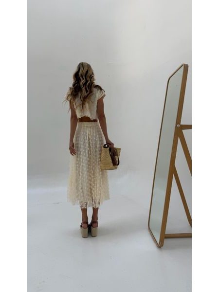 Flower Spring Top &amp; Skirt Set BeChick ❤