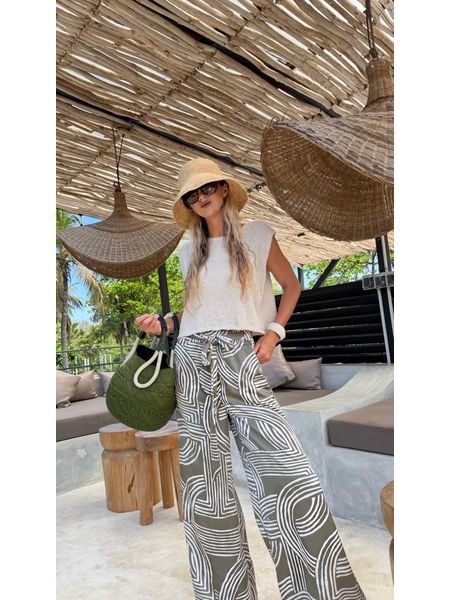 Kalhoty Olive Summer BeChick ❤