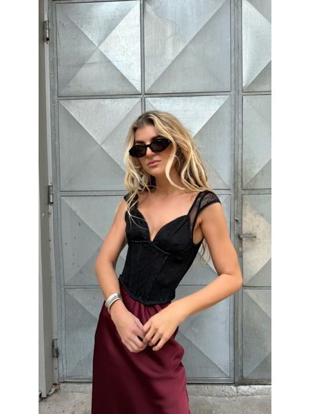 Black corset top Luise BeChick ❤