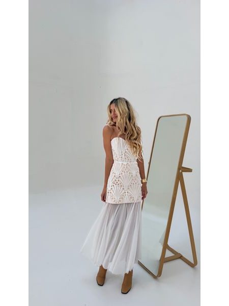 Cream Winter Lace Dress BeChick ❤