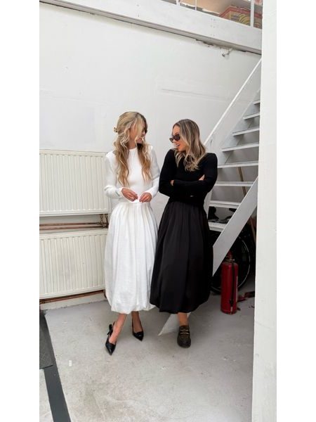 Black maxi dress Winter Poplin BeChick ❤