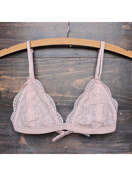 Baby pink lace bra Anemone USA