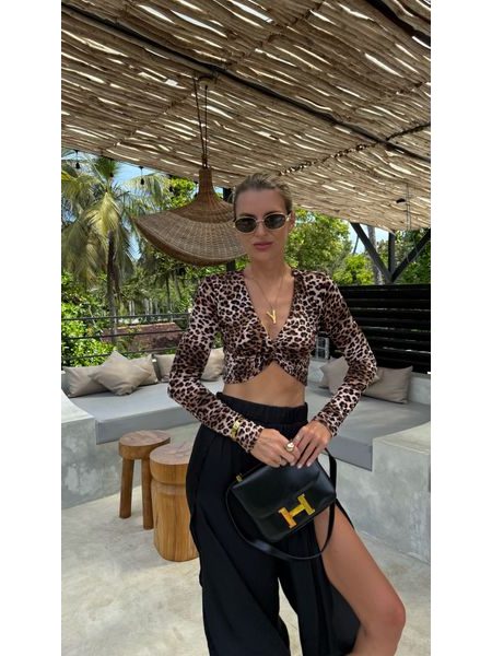 Leopardí top Twist Bechick ❤