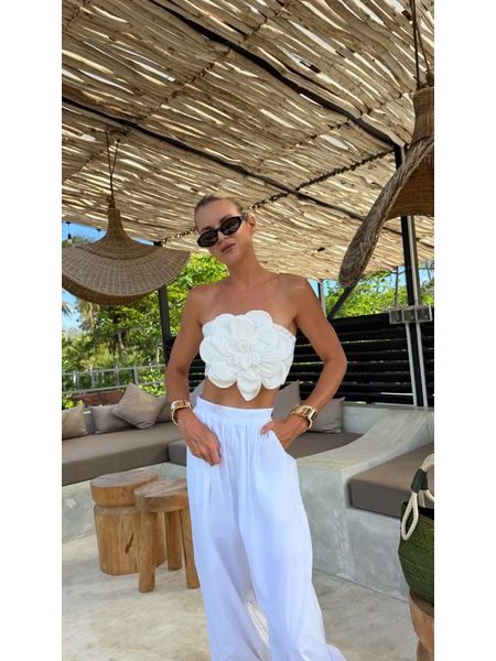 White Camellia Top BeChick ❤