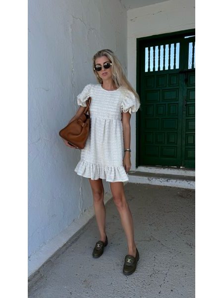 Šaty Cream Tweed BeChick ❤