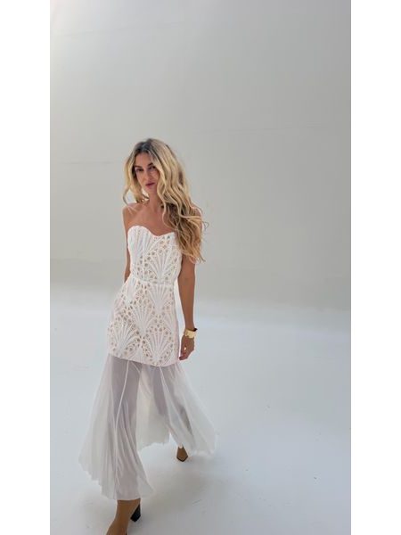 Cream Winter Lace Dress BeChick ❤
