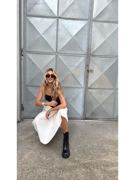 Black &amp; White Stefanie Dress BeChick ❤