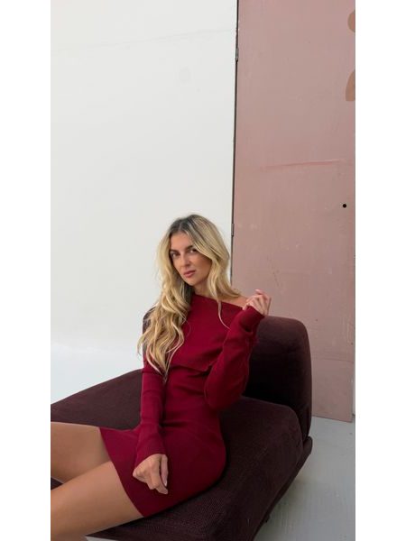 Vínové šaty Charlize BeChick ❤