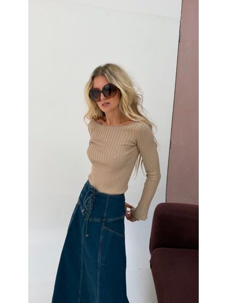 Cream linen top Nuit BeChick ❤